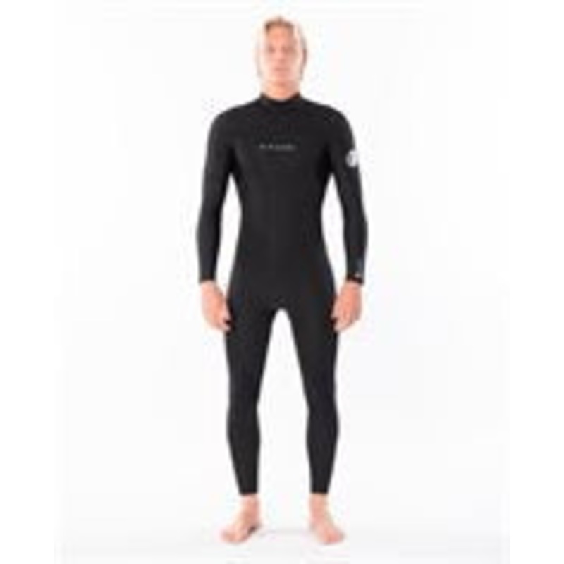 Rip Curl Dawn Patrol 3/2mm Back Zip Wetsuit Steamer - Black