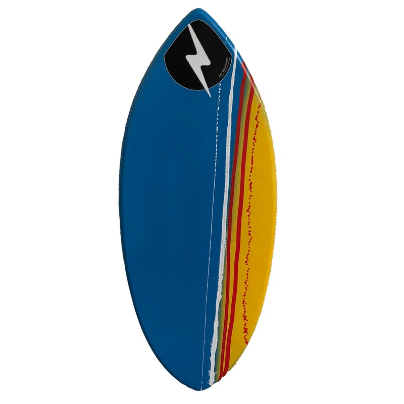 Zap Large Wedge 49" Skimboard - Blue/Yellow