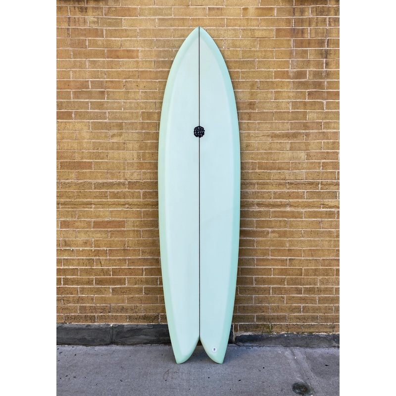 6'10" Peterson Surfcraft Long Fish - Coke Bottle