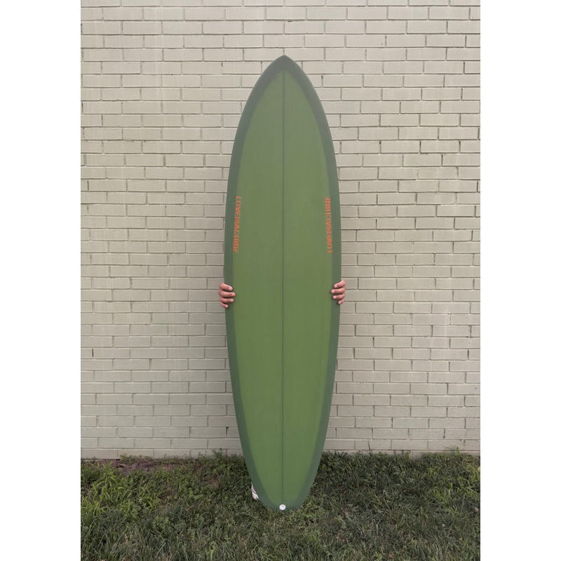 6'9" Lovemachine Surfboards FM - Clover Green