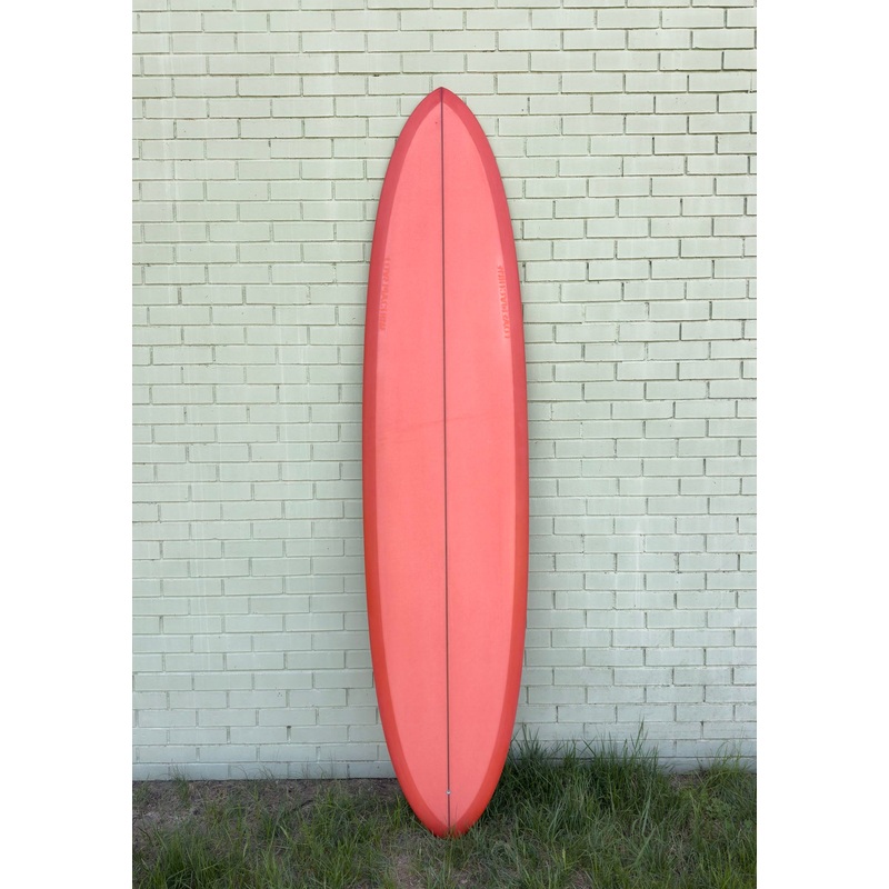 8'0" Lovemachine Surfboards Thick Lizzy - Red Orange