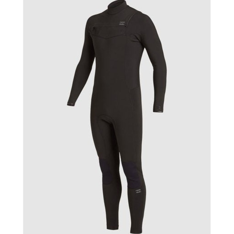 Billabong Revolution 4/3 Chest Zip Long Sleeve Steamer - Black