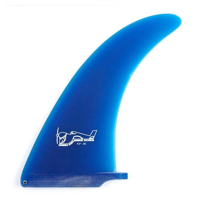 True Ames Greenough 4-C Fin 9.5" - Blue