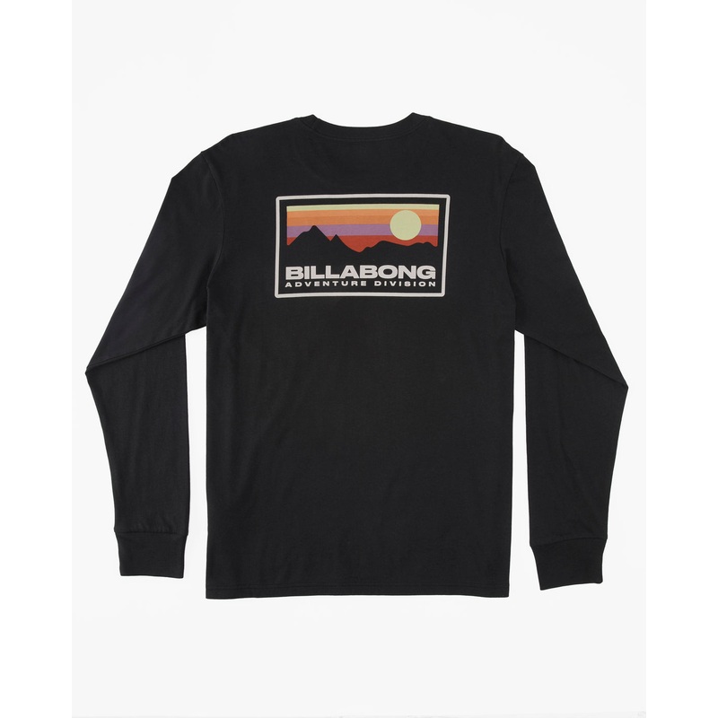 Billabong Range L/S Tee-Washed Black