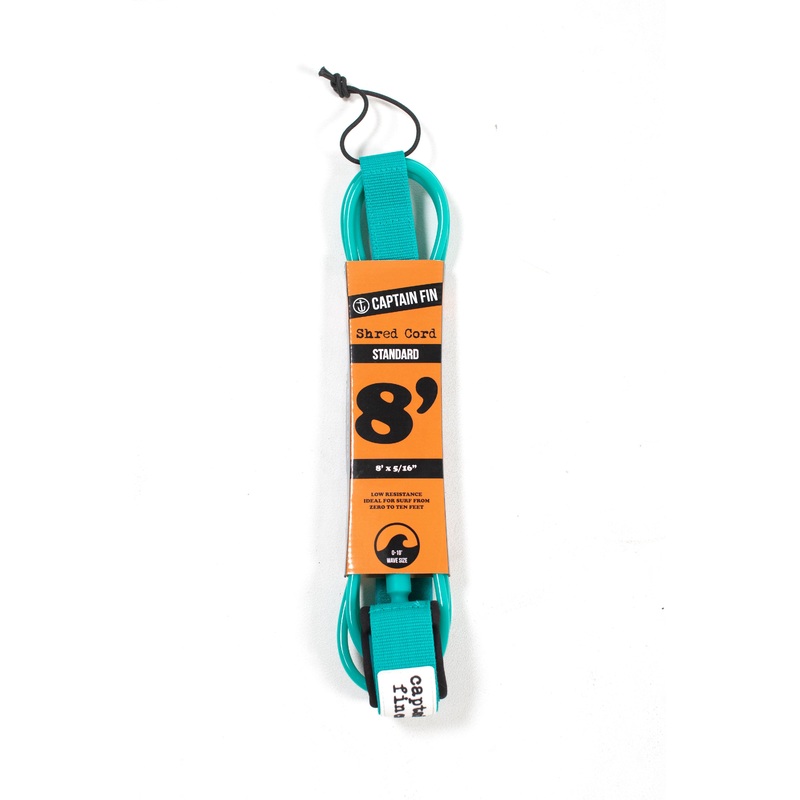 CAPTAIN FIN - CF LEASH SHRED CORD 8 STANDARD - Teal
