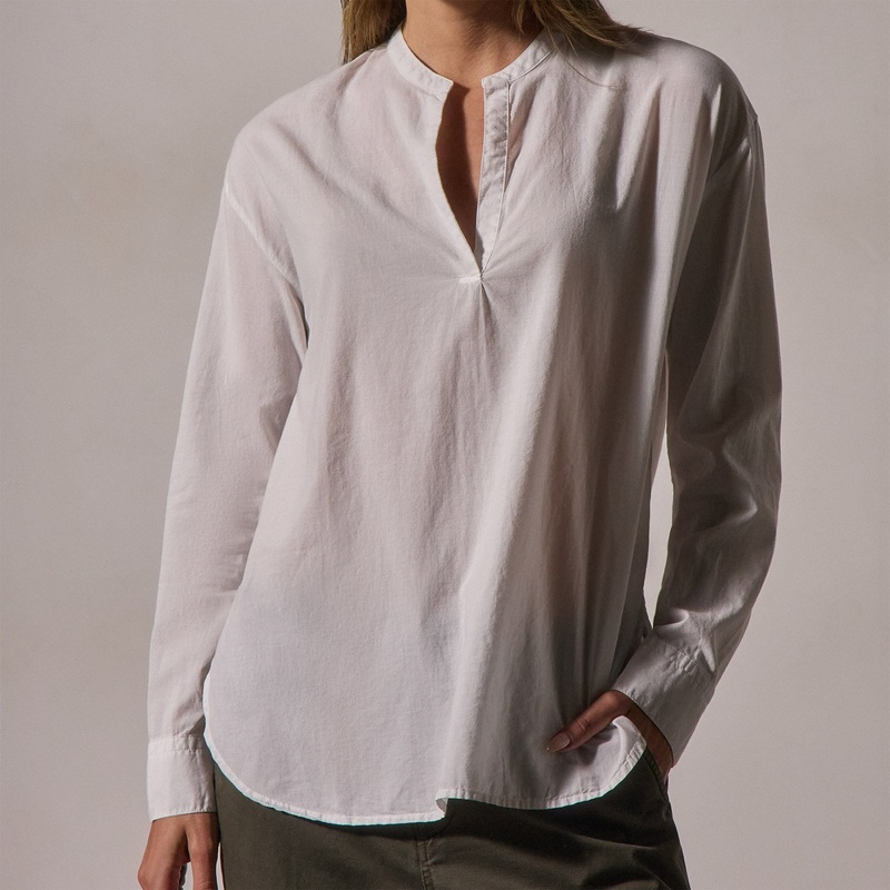 Lightweight Pullover Shirt - White