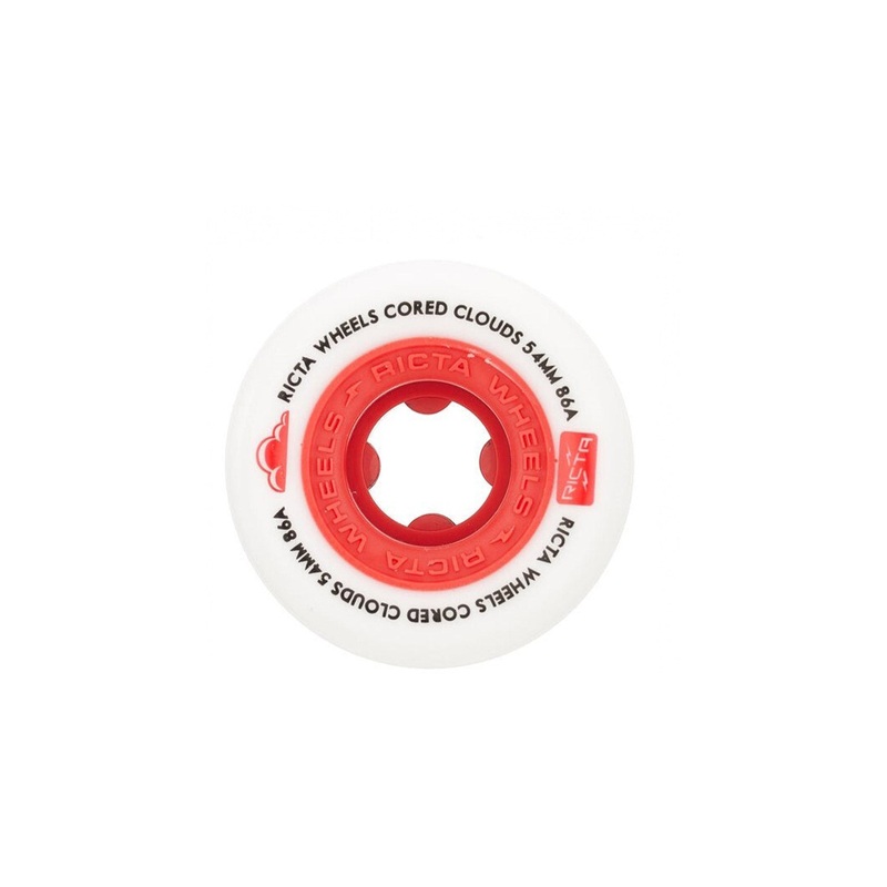 Ricta Cored Clouds Red Skate Wheels 86A - 54mm