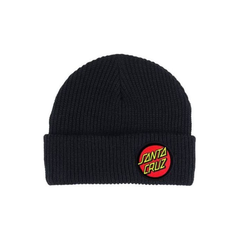 Santa Cruz Classic Dot Beanie Black