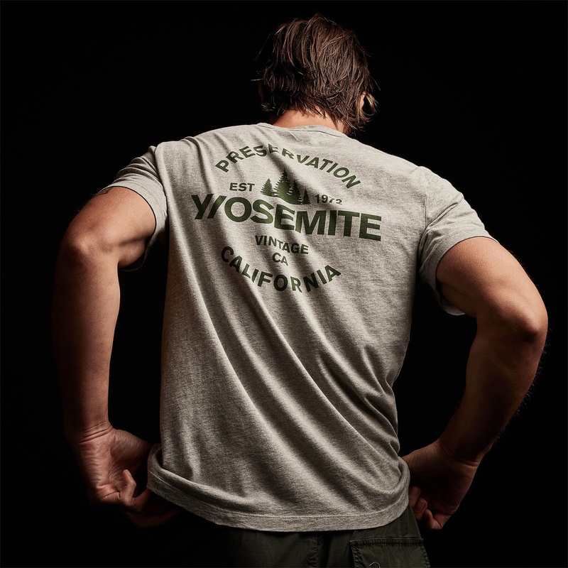 Short Sleeve Crew Neck - Heather Grey/Rugby