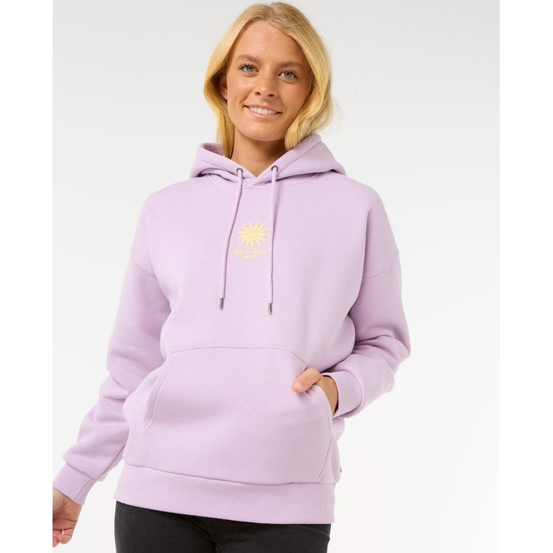 Rip Curl Cala Heritage Hooded Sweatshirt-Lilac