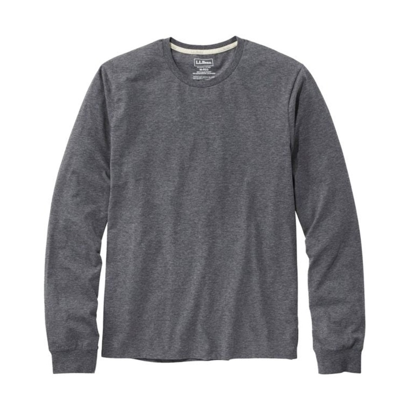 Comfort Stretch Pima Long Sleeve Tee Shirt Men's Regular