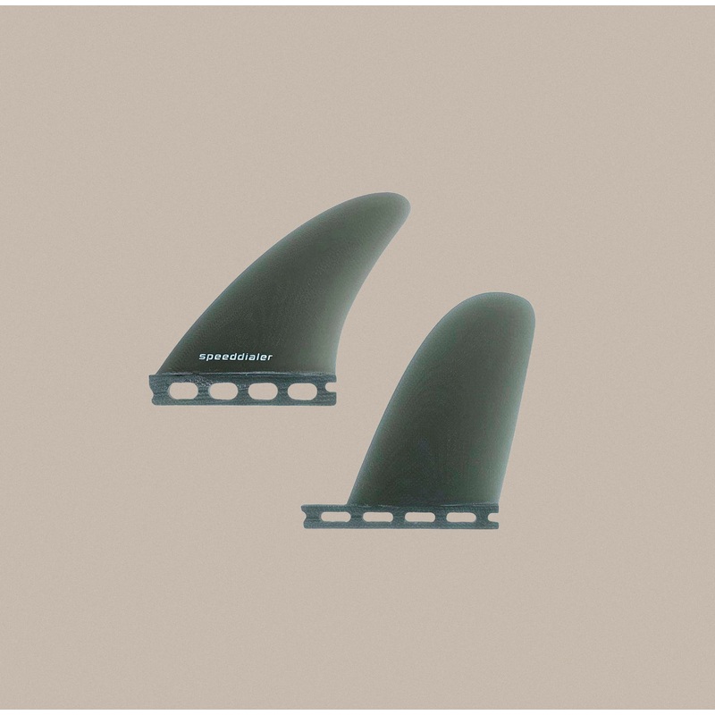 True Ames Pavel Speed Dialer Quad Fins - Smoke