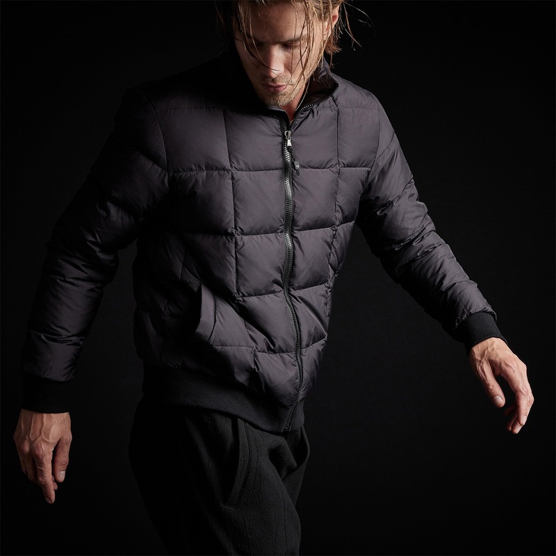 Y/OSEMITE Lightweight Down Zip Front Jacket - Black