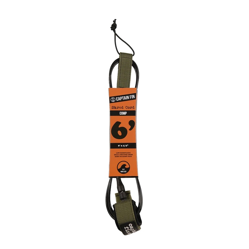 CAPTAIN FIN - CF LEASH SHRED CORD 6 COMP - Army green