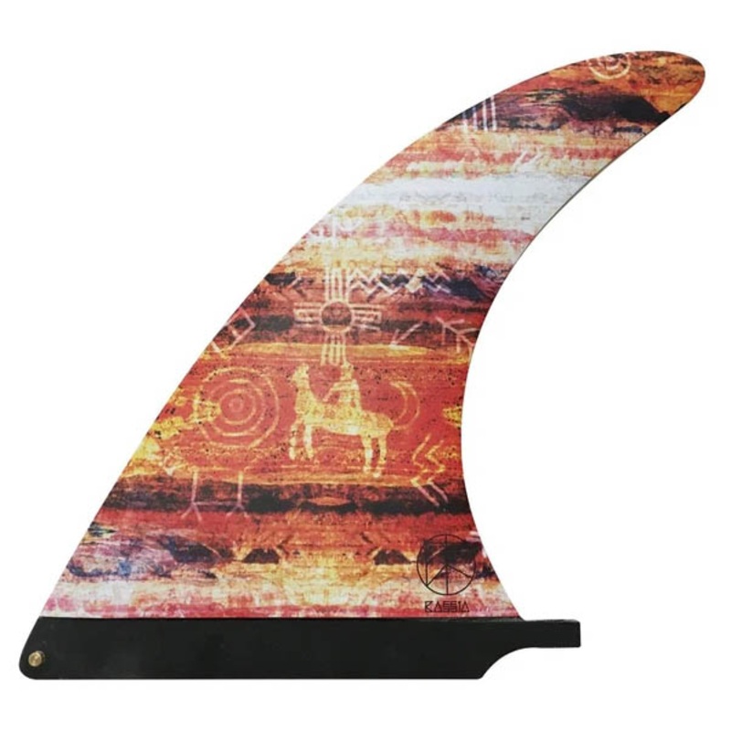Captain Fin Co. Kassia Tie Dye 9.8" Longboard Fin - Red