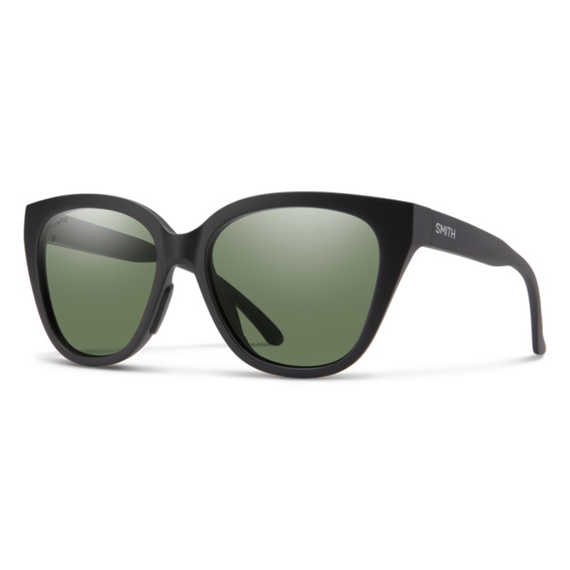 Smith Era Sunglasses-Matte Blk/Chromapop Grey Green Polar