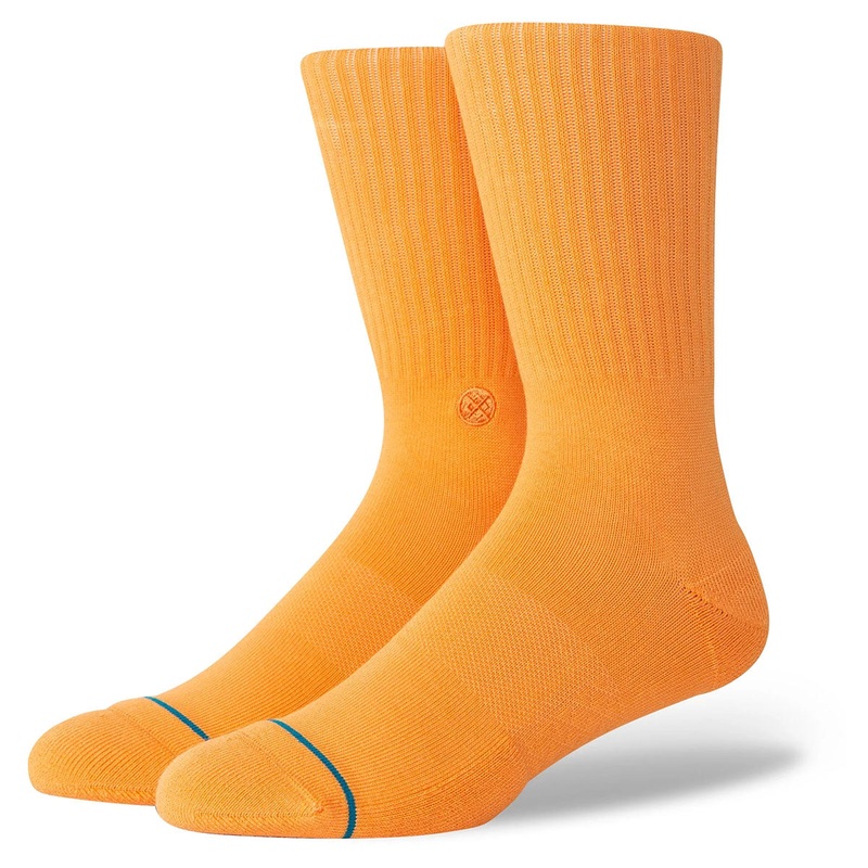 Stance Socks Icon Orange/Sand - Large