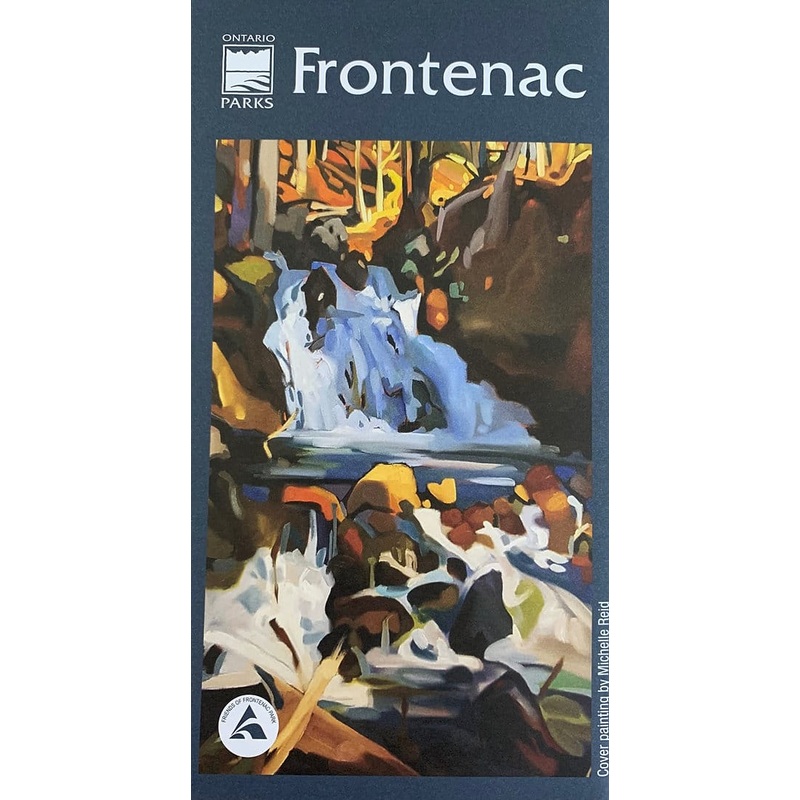 Interior Map of Frontenac Provincial Park - Waterproof Version