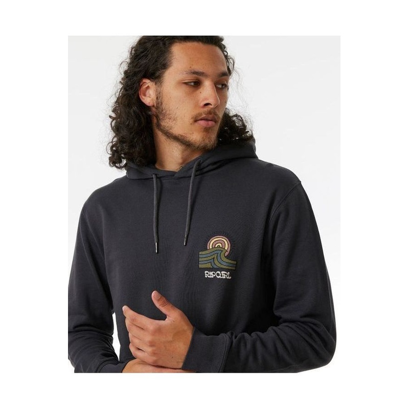 Rip Curl Hays And Razed Hoody Washed Black