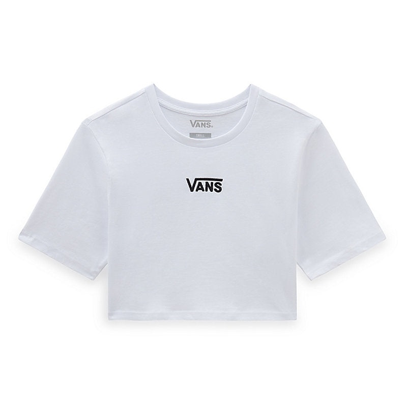Vans Flying V Crew Crop Top - White