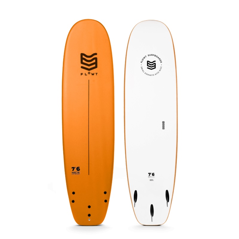 Flowt Standard Wide Soft Top 7'6"-Orange