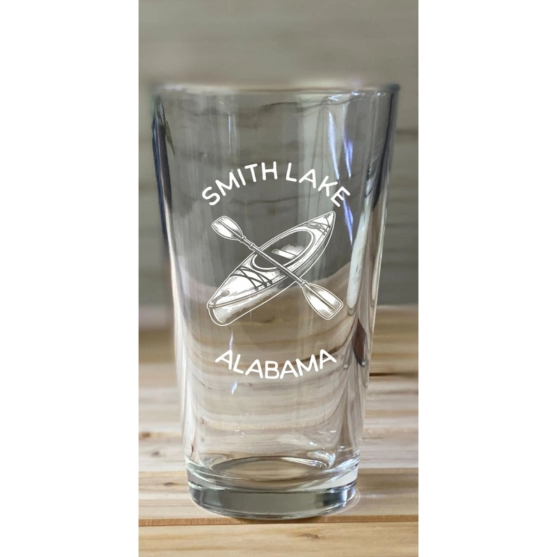 Smith Lake Kayak-  Pint glass