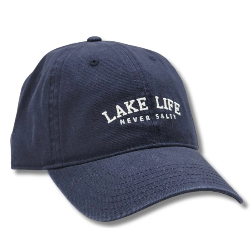 TR Trucker Cap - Lake Life Never Salty - Navy