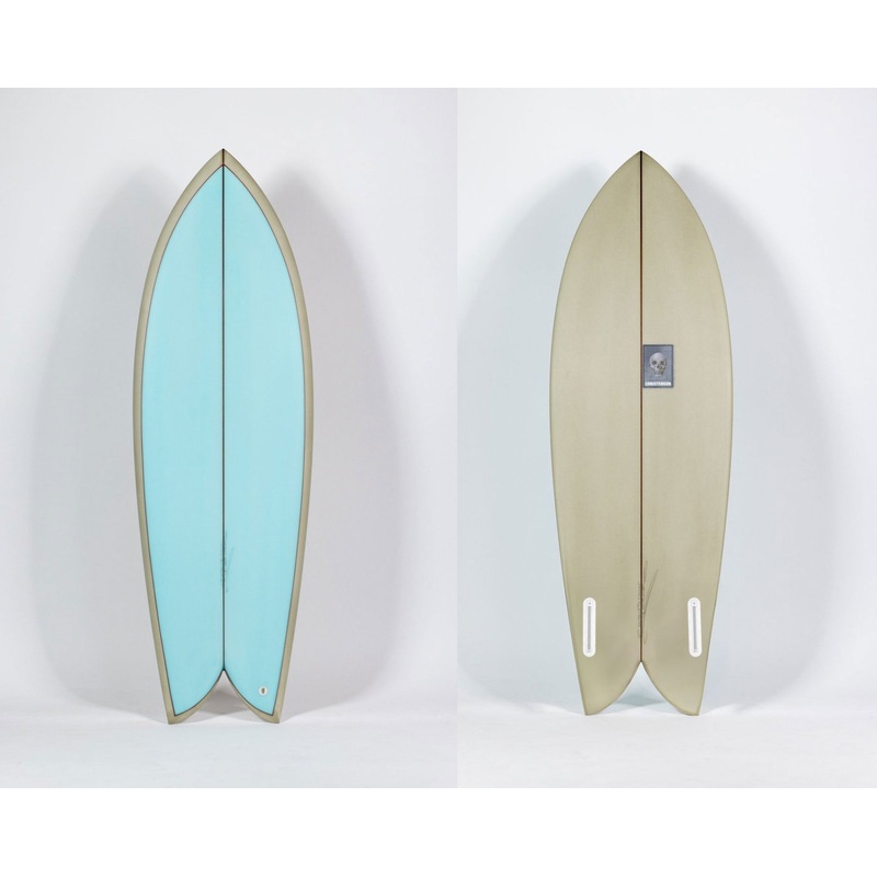 CUSTOM for PAUL BONNET Christenson Surfboards - FISH - 510 x 21 1/4 x 2 5/8 x 37.6 L