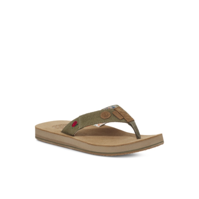 Sanuk Not Fraid ST x Grateful Dead Sandal-Olive