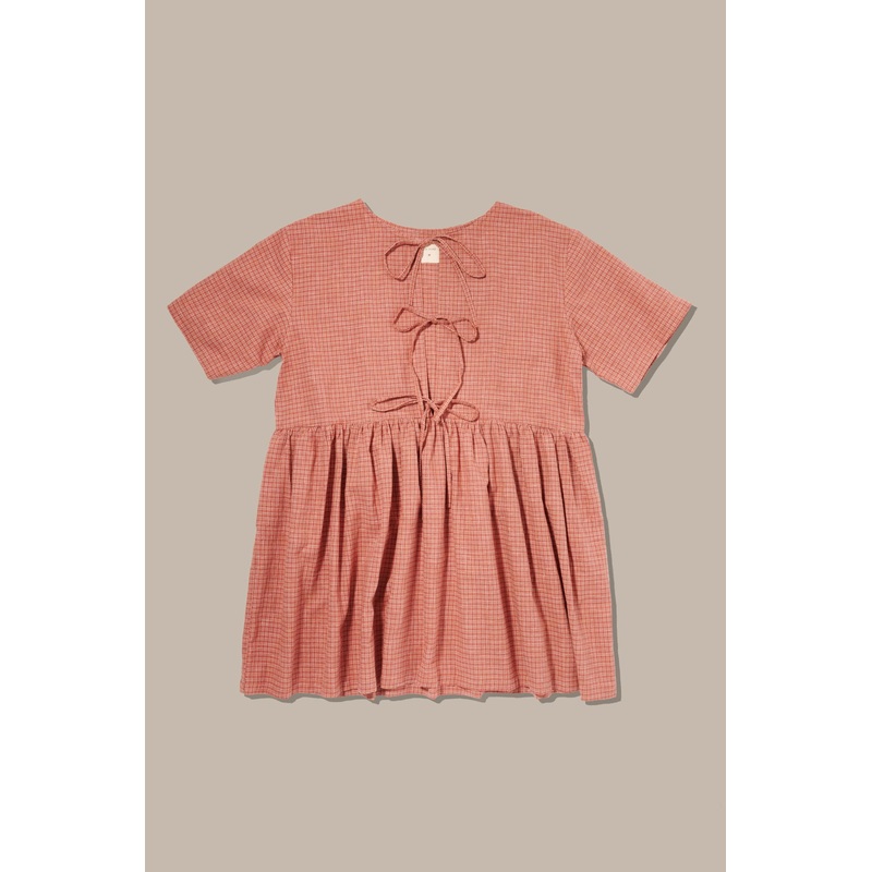 TBR Darcy Tie Dress - Picnic Hemp