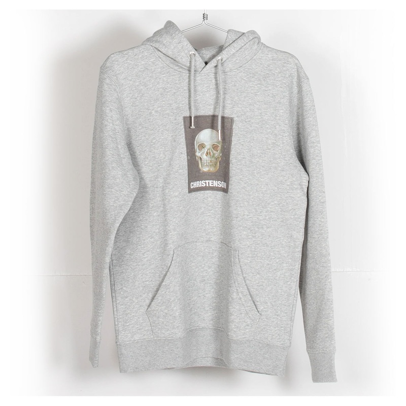Christenson Cigar Box Skull Hoody - Grey
