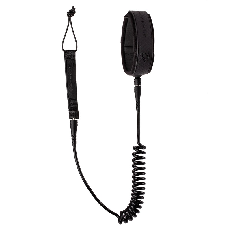 Creatures Knee Coil Foil Leash-Black-6'0"