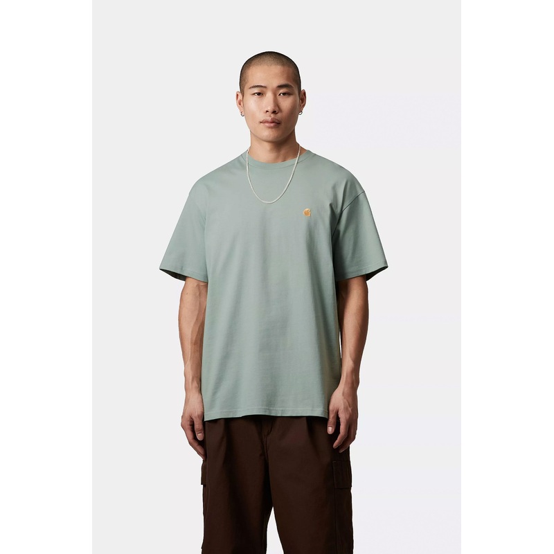 CARHARTT WIP - CHASE T-SHIRT - FROSTED GREEN