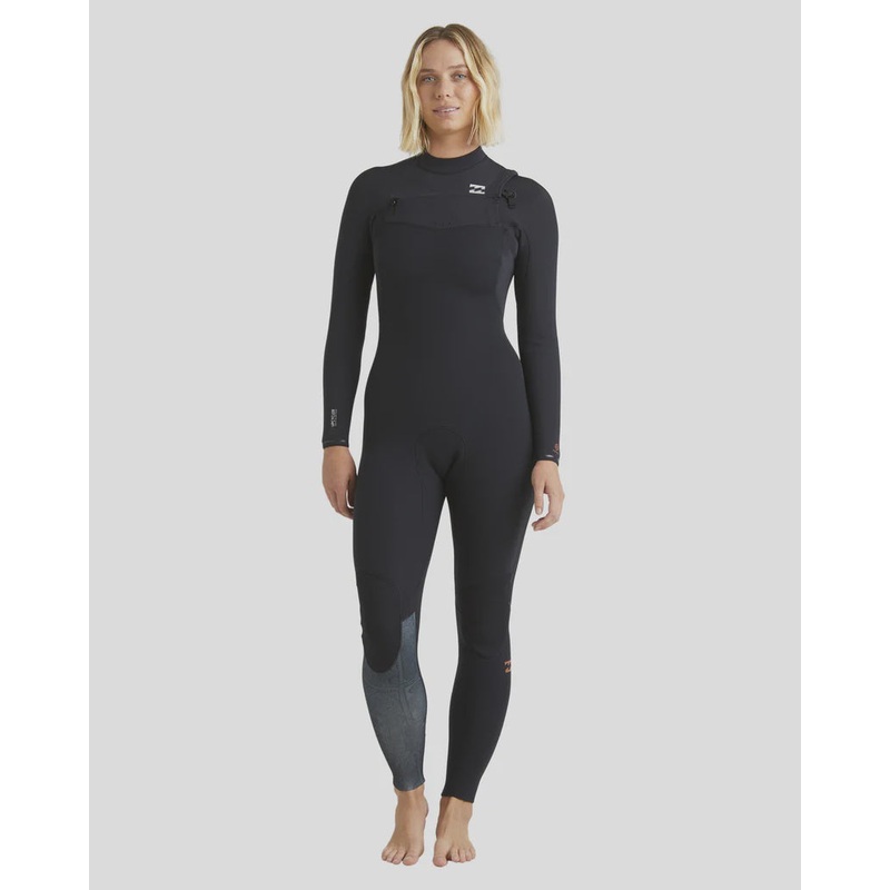 Billabong Womens 4/3 Furnace Natural Chest Zip Wetsuit