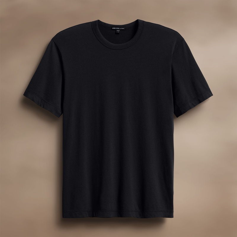 Brushed Lotus Crew - Black