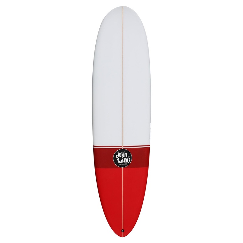 DTL Surf Co. Magic Carpet Surfboard - Red 7 8