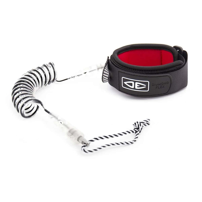 Ocean & Earth Bodyboard Basic Coiled Bicep Leash - Black