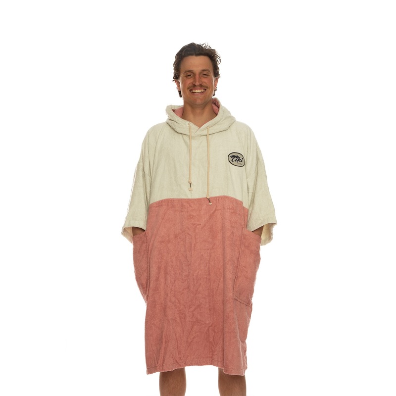Tiki Surf Adults Cosy Towel Robe Evening Sand