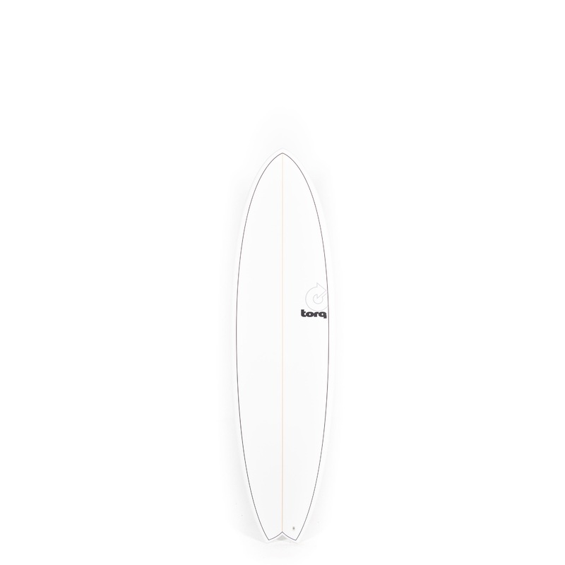 Torq Surfboards - MODFISH - White Pinline - 6'10" x 21 3/4 x 2 3/4 - 46L