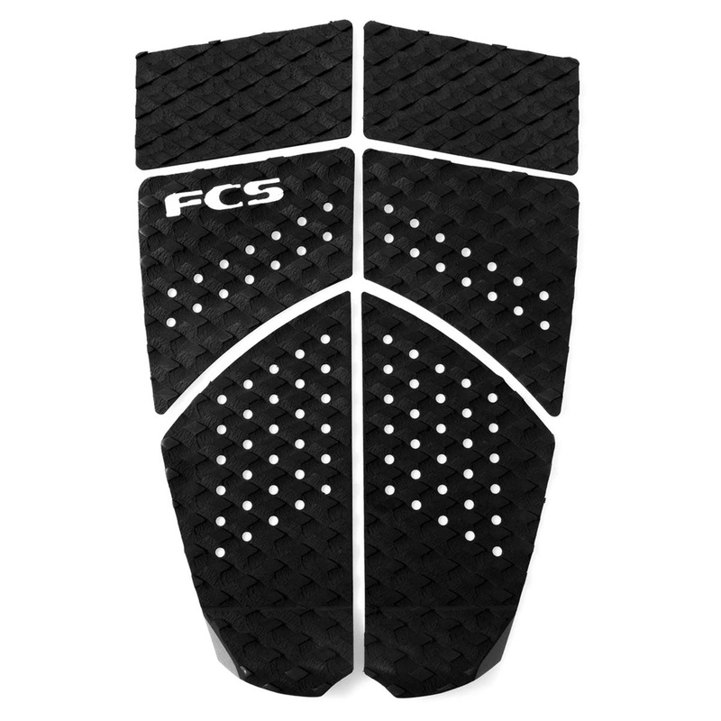 FCS 6 Piece Longboard Deck Pad - Black
