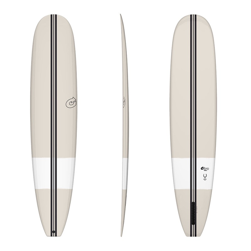 TORQ THE HORSESHOE TEC 9'0" - TECNICOLOR STONE/WHITE 71.4L