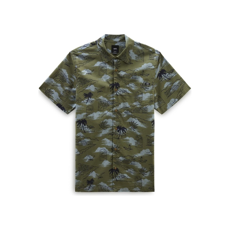 Vans Davista Short Sleeve Woven Shirt Olivine