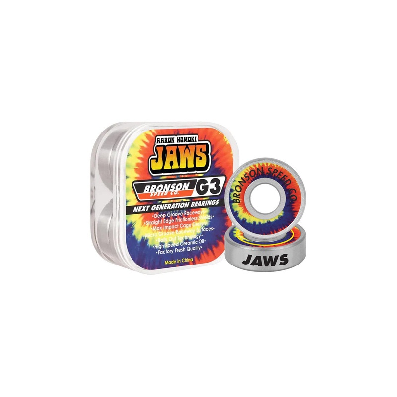 Bronson Speed Co G3 Aaron JAWS Homoki Skate Bearings
