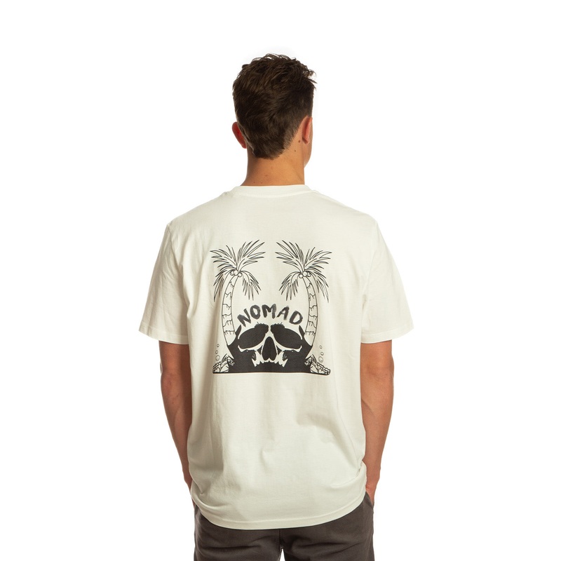 Tiki Nomad Short Sleeve T-Shirt Off White