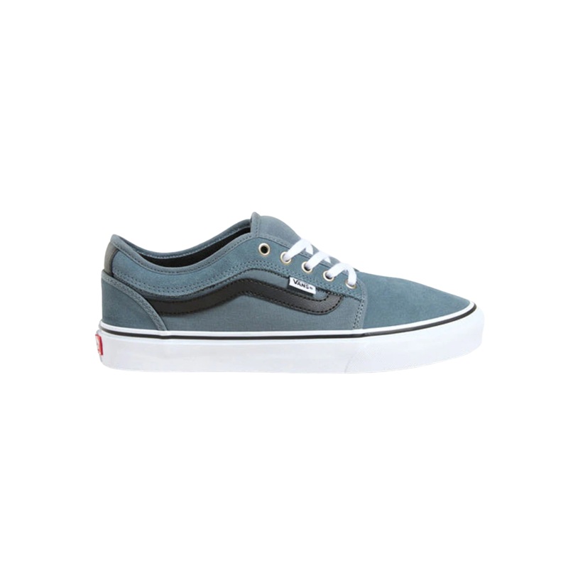 Vans Chukka Low Sidestripe Shoe Black/Slate Blue