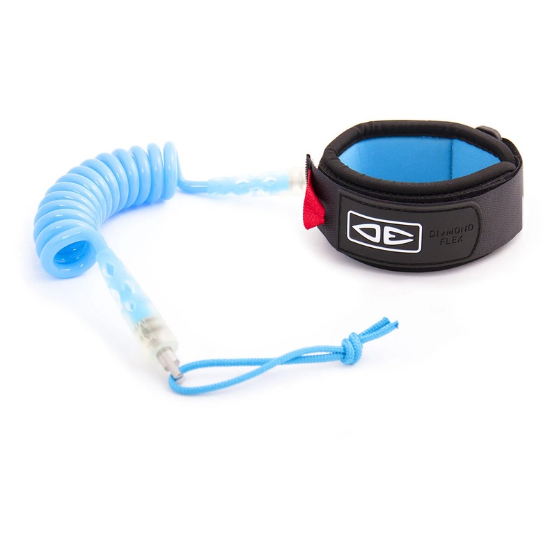Ocean & Earth Bodyboard Basic Coiled Bicep Leash - Blue