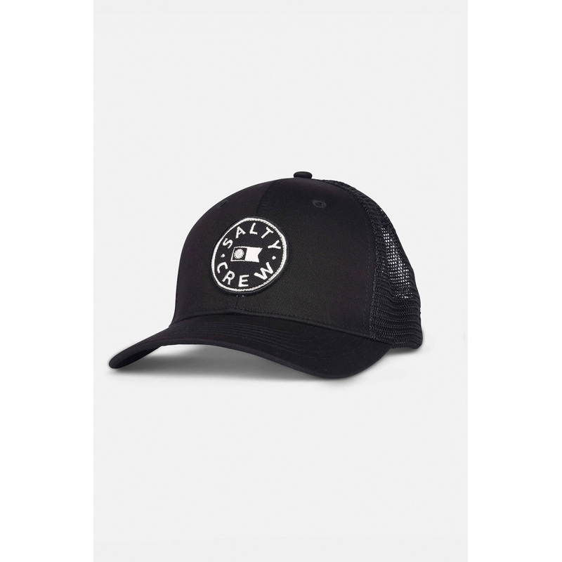 SALTY CREW - WATERMARK RETRO TRUCKER - BLACK