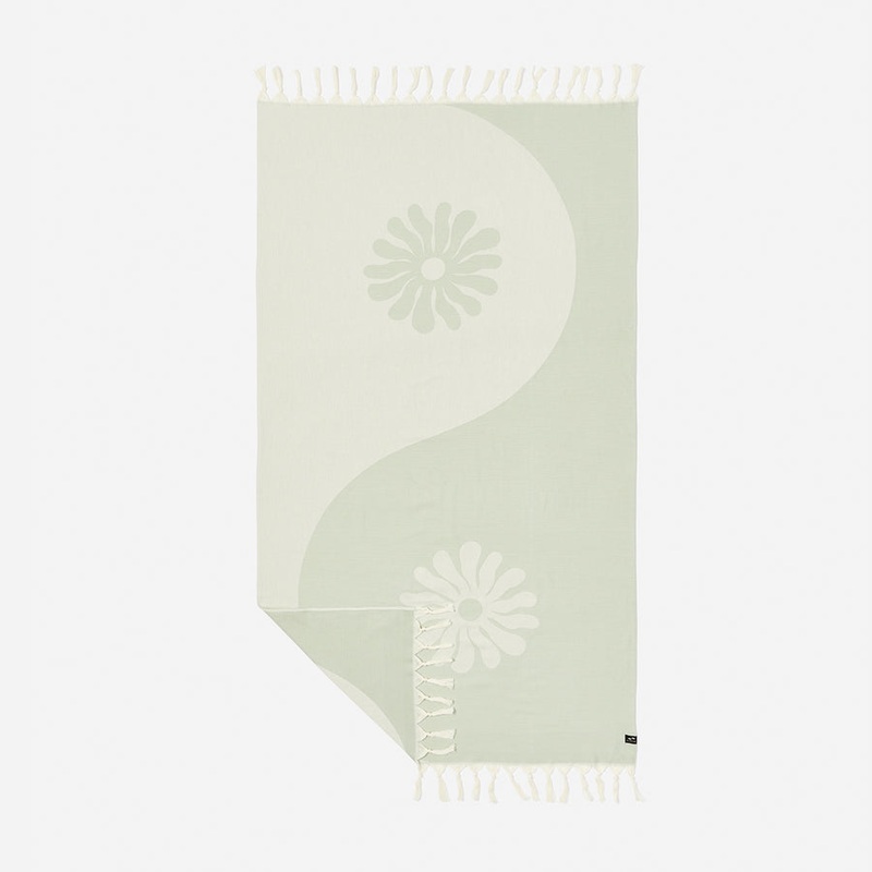 Slowtide Botanical Balance Turkish Towel-Coastal Mist