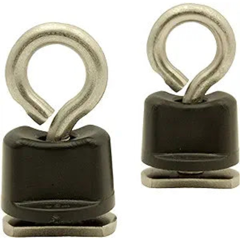 Tie-Down Eyelet, Track Mount, 2 pack