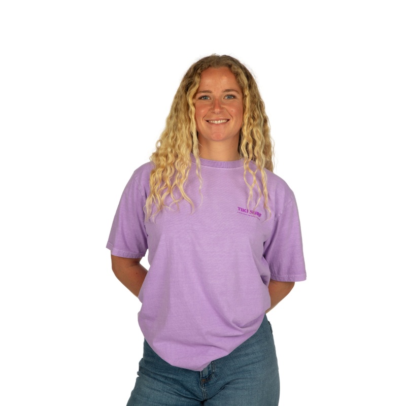 Tiki OG Surf Shop T-Shirt Purple Wash